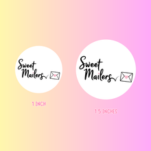 Load image into Gallery viewer, Personalized 1 Inch Round Business Logo Stickers | Custom Logo Stickers for Small Business Packaging