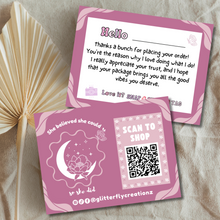 Load image into Gallery viewer, Custom Thank You Cards