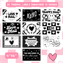 Load image into Gallery viewer, Valentine's Day Thermal Stickers