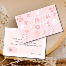 Load image into Gallery viewer, Pink Smiley Face Insert Cards