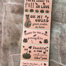 Load image into Gallery viewer, Pink Fall Thermal Stickers