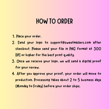 Load image into Gallery viewer, Personalized 1 Inch Round Business Logo Stickers | Custom Logo Stickers for Small Business Packaging