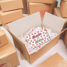 Load image into Gallery viewer, Thanks a Melon Summer Thank You Cards – Small Business Packaging Inserts (Set of 25, 50, or 100)