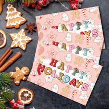 Load image into Gallery viewer, Gingerbread Happy Holidays Thank You Cards