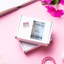 Load image into Gallery viewer, "OMG Repeat Customers Are the Best" Glossy Thank You Stickers for Small Business Packaging (48-Pack)