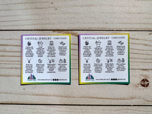 Load image into Gallery viewer, Crystal Jewelry Care Instructions