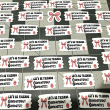 Load image into Gallery viewer, Custom Social Media Username Stickers