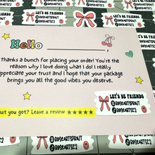 Load image into Gallery viewer, Custom Social Media Username Stickers