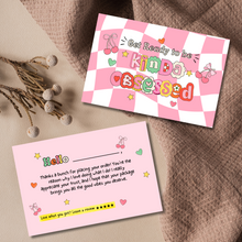 Load image into Gallery viewer, Get Ready To Be Kinda Obsessed Thank You Card