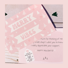 Load image into Gallery viewer, Merry Vibes Thank You Cards