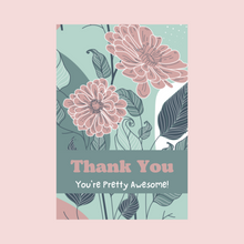 Load image into Gallery viewer, Zinnia Thank You Cards