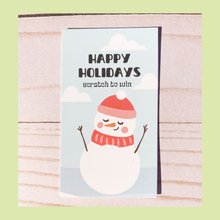 Load image into Gallery viewer, Winter Snowman Scratch Off Cards