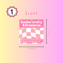 Load image into Gallery viewer, Enamel Pin &amp; Charm Backing Cards | Custom Display Cards for Small Business Packaging
