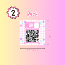 Load image into Gallery viewer, Enamel Pin &amp; Charm Backing Cards | Custom Display Cards for Small Business Packaging
