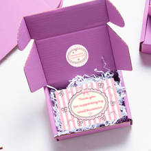Load image into Gallery viewer, Coquette Thank You Cards – Pink Bow Small Business Packaging Inserts (Set of 25, 50, or 100)
